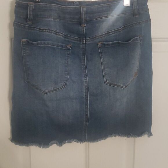 Skirt womens indigo rain waist 27 - Picture 2 of 4
